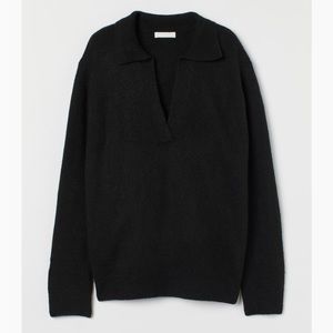 H&M oversized collared sweater